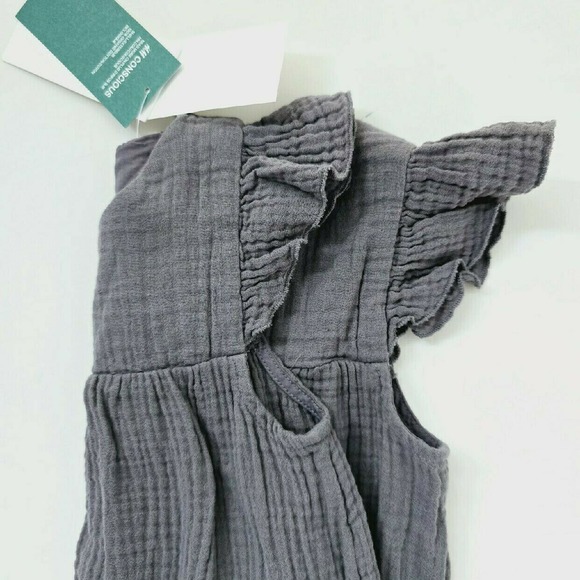 NWT H&M Flutter Sleeve Cotton Dress | 4/5 - Picture 2 of 7